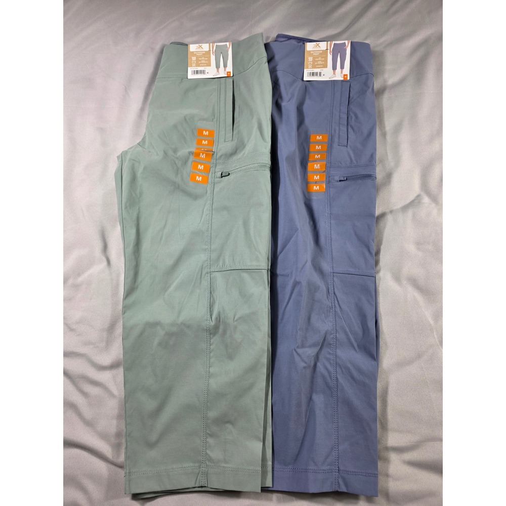 Zeroxposur Outdoor Capri Pant Women Medium Stretch UPF 50+ Bundle of 2 NEW